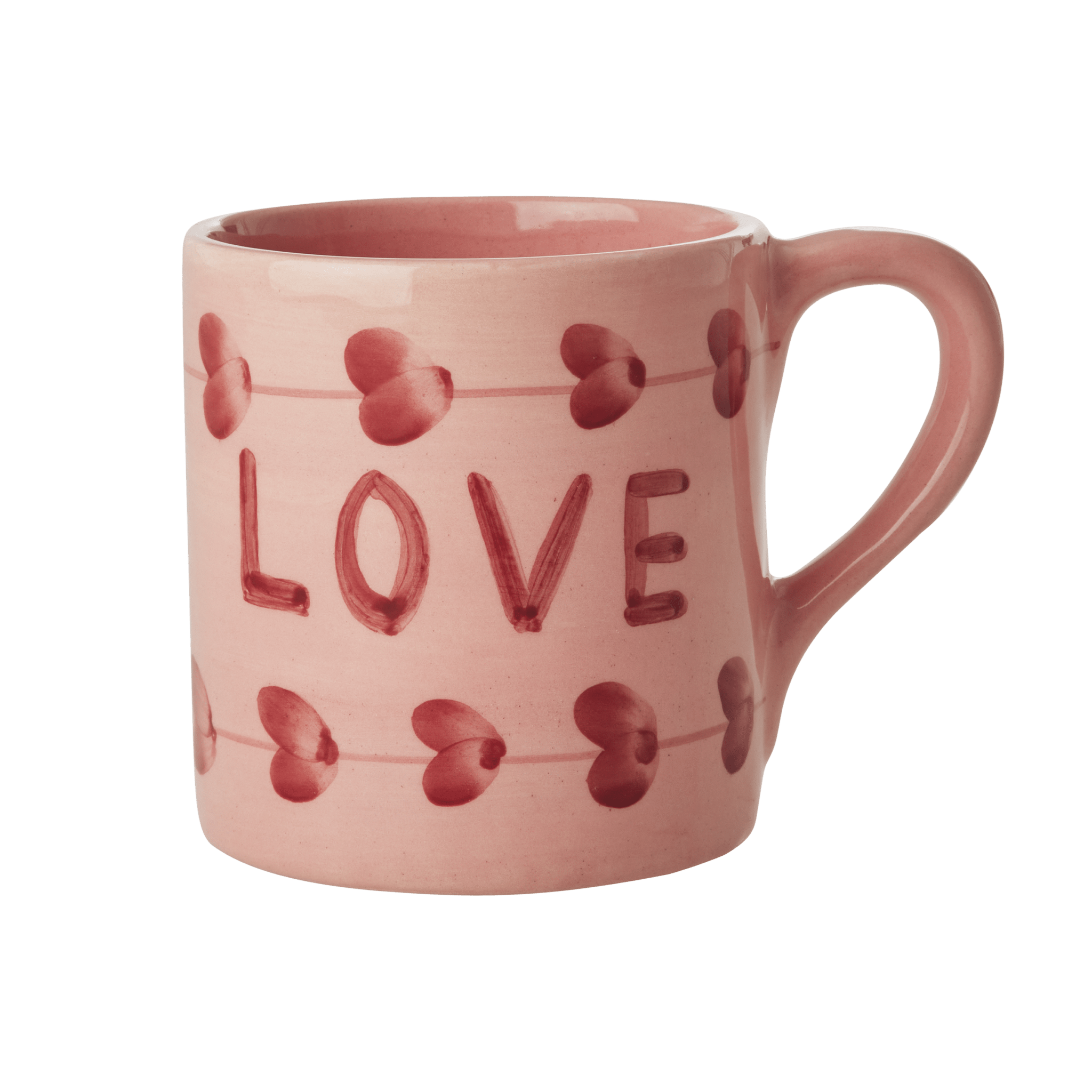 Ceramic Mug with Hand Painted Love - 14.2 oz - Che Cose Belle