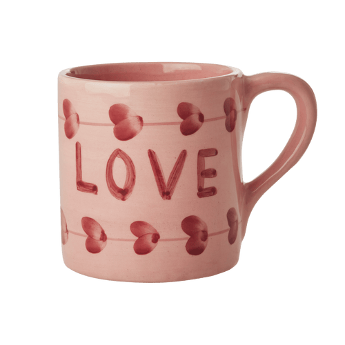 Ceramic Mug with Hand Painted Love - 14.2 oz - Che Cose Belle