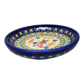 Ceramic Snack Plate - Gingerbread Celebration Pattern - Che Cose Belle