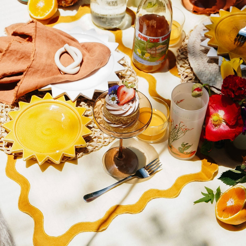 Ceramic Sun Plate by Apartment F - Che Cose Belle