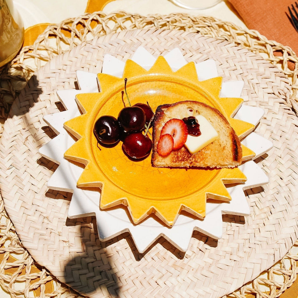 Ceramic Sun Plate by Apartment F - Che Cose Belle