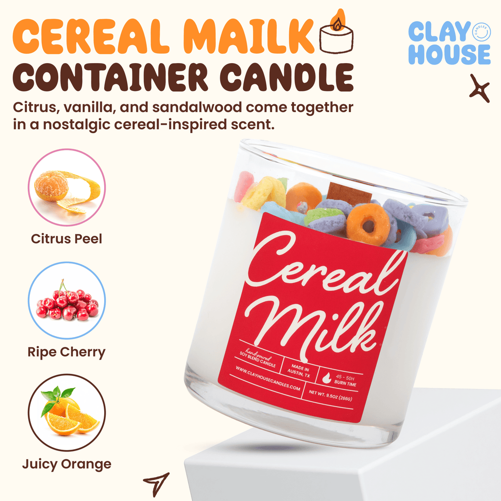 Cereal Milk Container Candle - Che Cose Belle