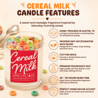 Cereal Milk Container Candle - Che Cose Belle