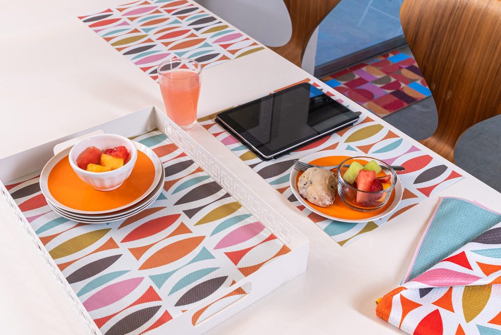Cha - Cha double - sided Woven Rectangular Placemat - Che Cose Belle