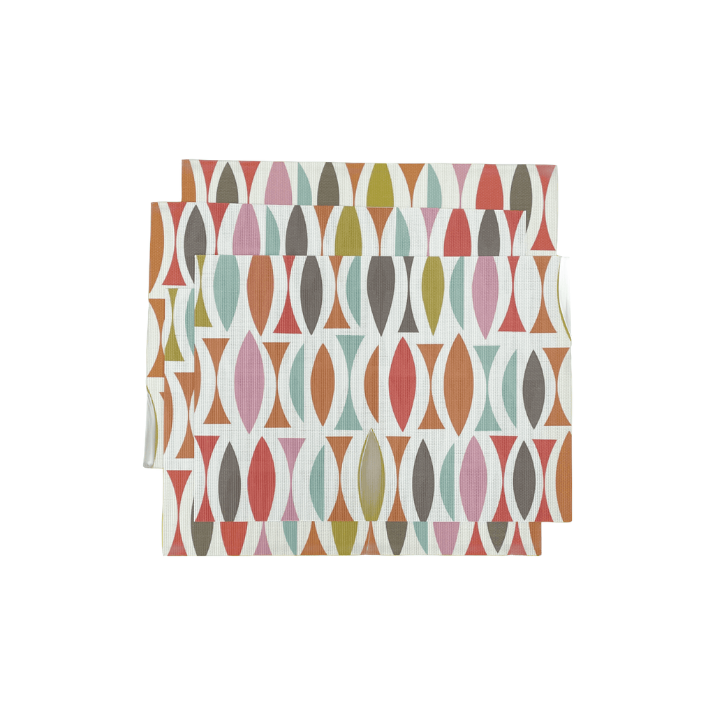Cha - Cha double - sided Woven Rectangular Placemat - set of 4 - Che Cose Belle