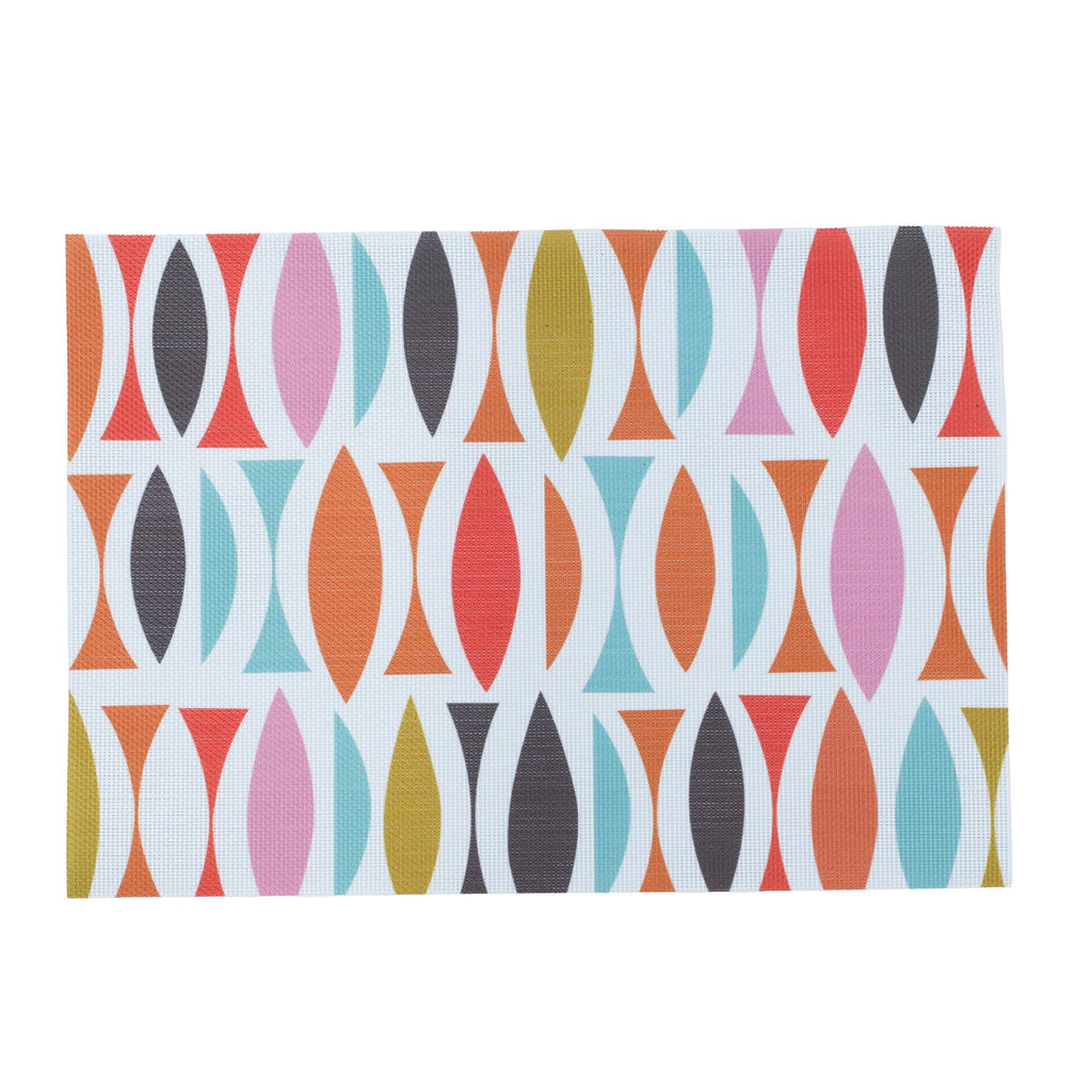 Cha - Cha double - sided Woven Rectangular Placemat - set of 4 - Che Cose Belle