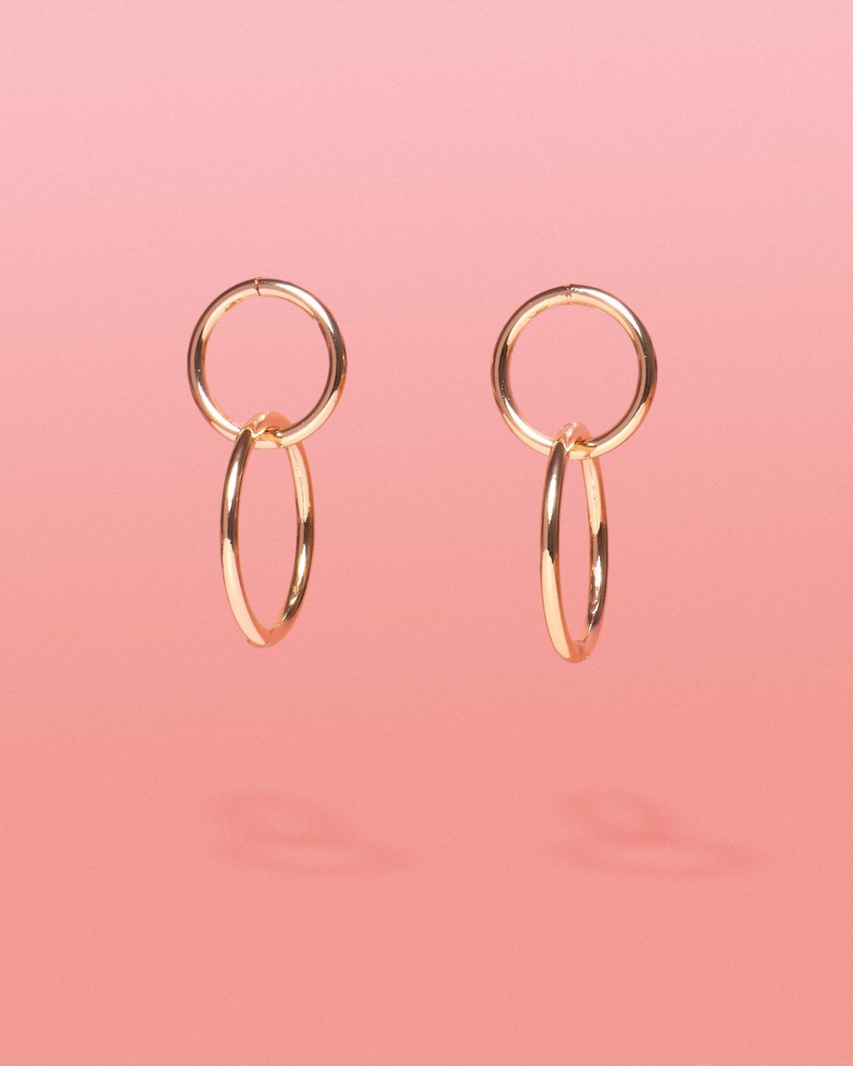 Chai Gold 2 Tier hoops - Che Cose Belle