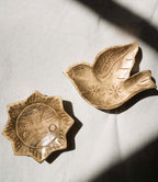 Chamak Sun Trinket Dish - Metallic Painted Wood - Che Cose Belle