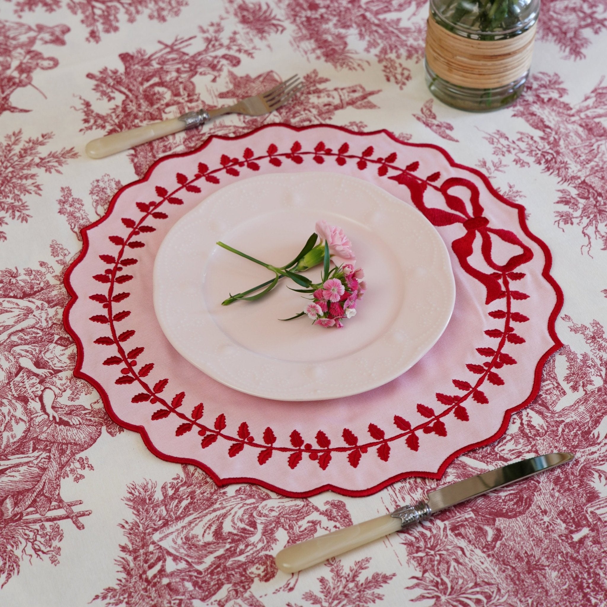 CHAMPAGNE PINK COTTON PLACEMAT (Set Of 4) - Che Cose Belle
