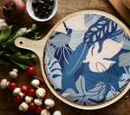 Charcuterie Board Pizza Serving Platter - Floral - Che Cose Belle