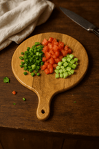 Charcuterie Board Pizza Serving Platter - Humming Bird - Che Cose Belle