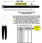 Charleston Belt Carolina Crescent Palmetto Hand-stitched Needlepoint Belt - Che Cose Belle