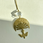 Chasing Light Ornament with Vintage Glass Crystal - Che Cose Belle