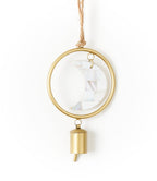 Chayana Small Moon Mother of Pearl Wind Chime - Fair Trade Decor - Che Cose Belle