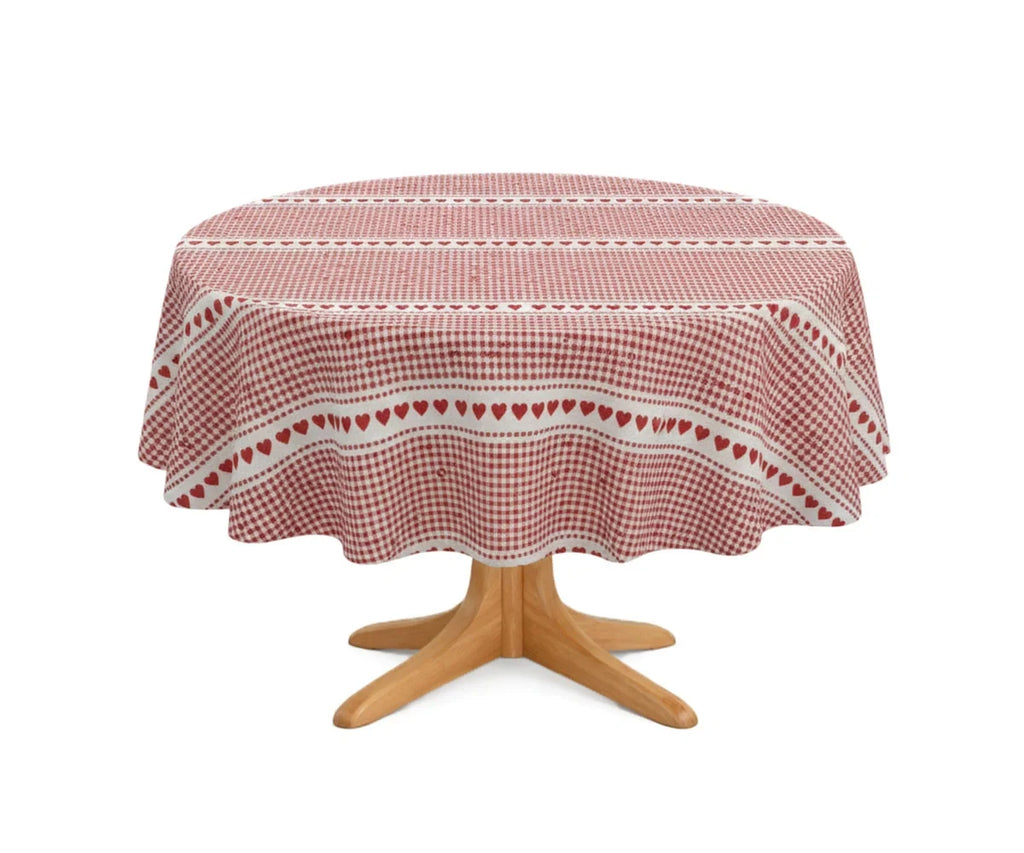 Red Heart Tablecloth - Round