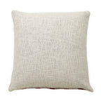 Checkered Block Printed Pillow - Rust - Che Cose Belle