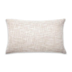 Checkered Block Printed Pillow - Rust - Che Cose Belle