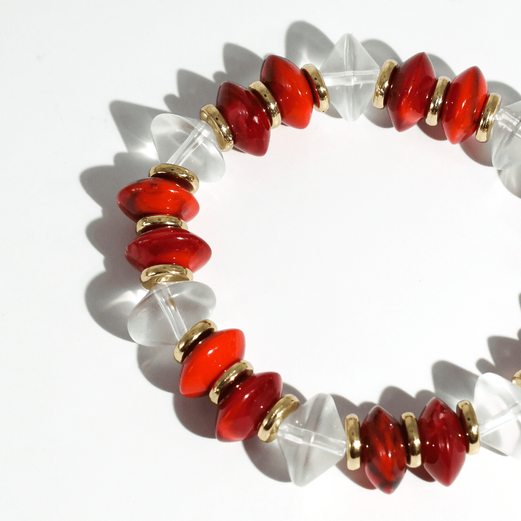 Cherry Pop Beaded Bracelet - Che Cose Belle