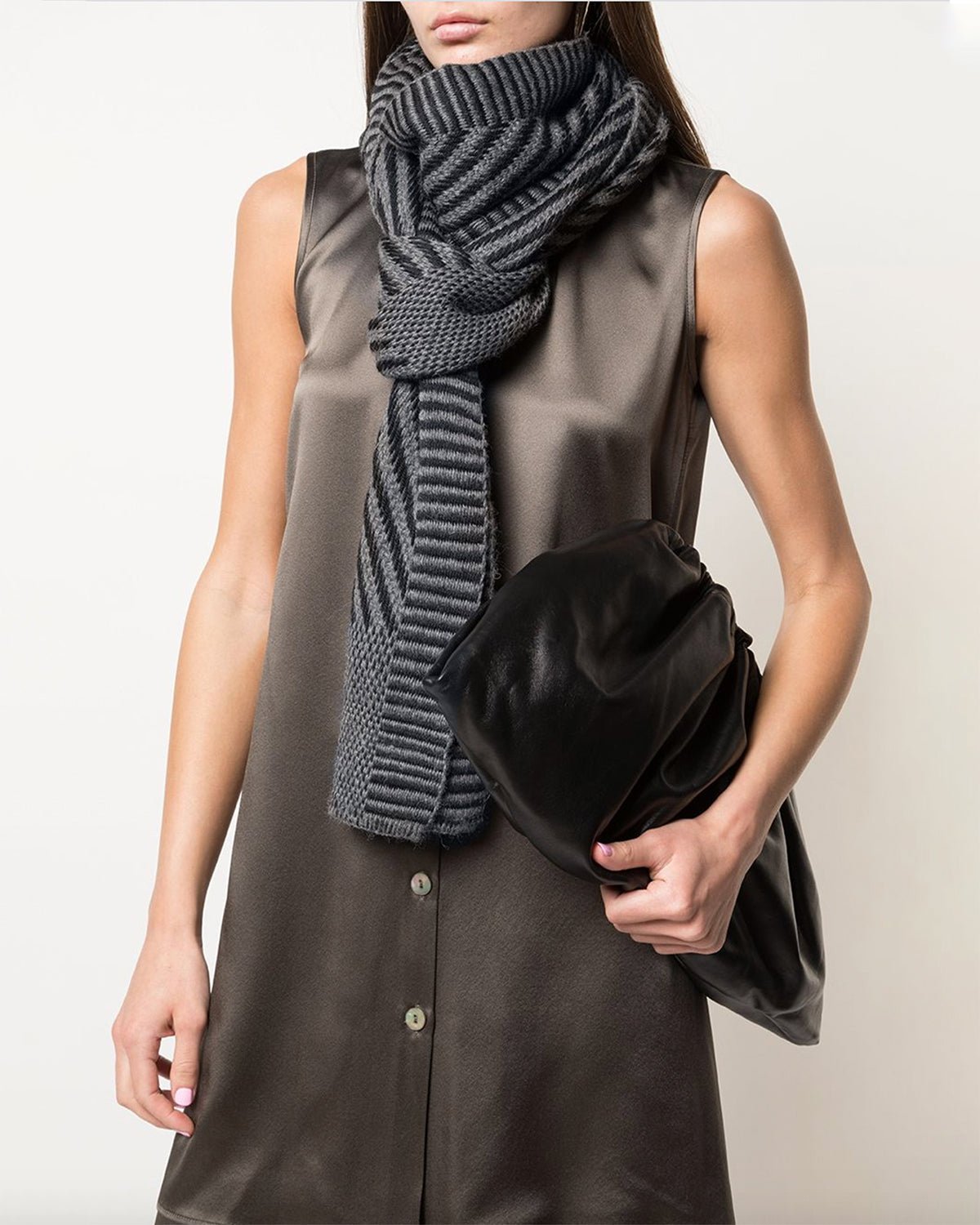Chevron Scarf in Baby Alpaca - Che Cose Belle