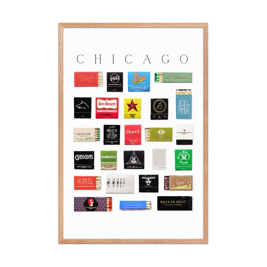 Chicago Matchbox Print - Che Cose Belle