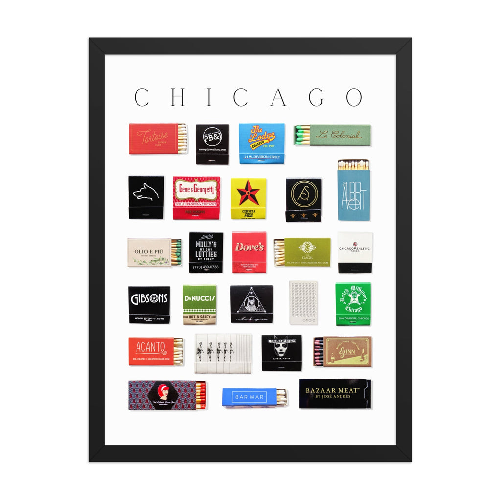 Chicago Matchbox Print - Che Cose Belle