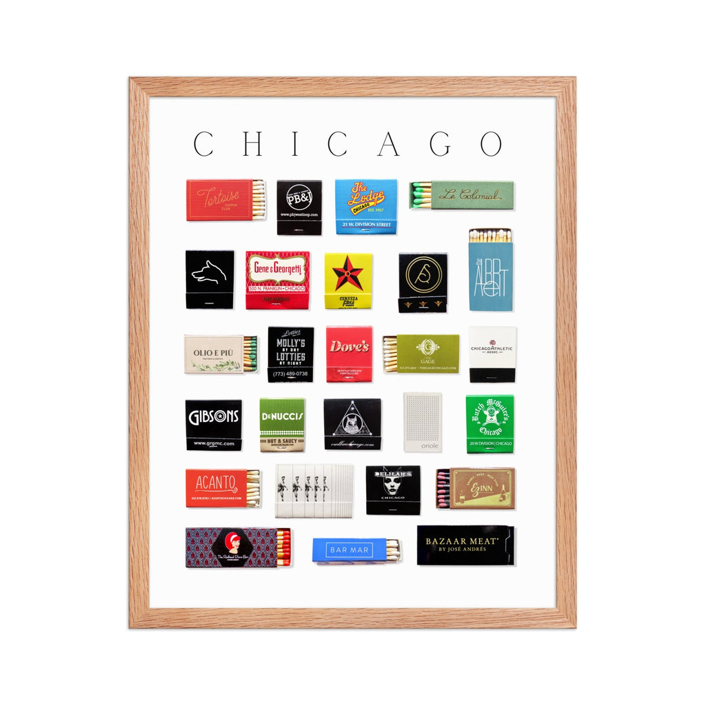 Chicago Matchbox Print - Che Cose Belle