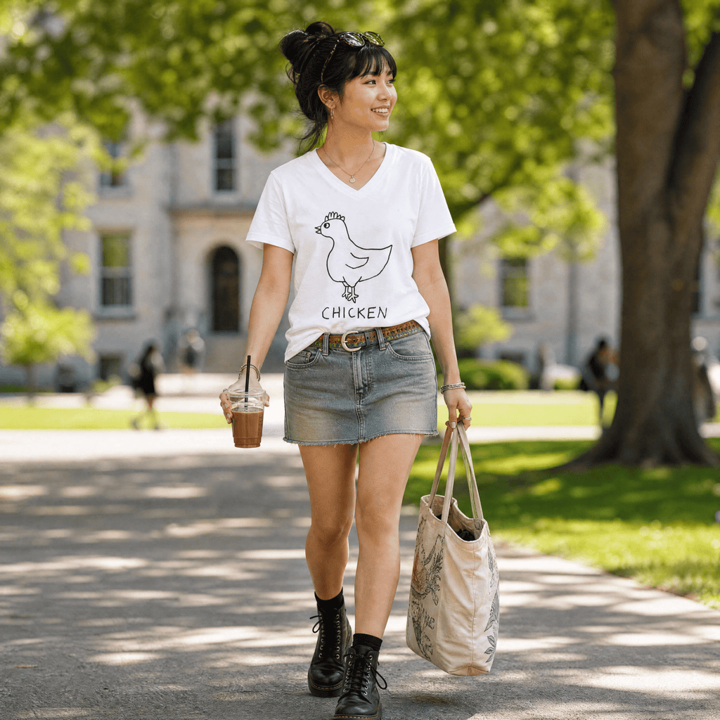 Chicken - V-neck Tee - Che Cose Belle