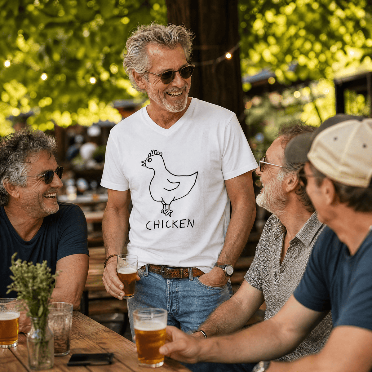 Chicken - V-neck Tee - Che Cose Belle