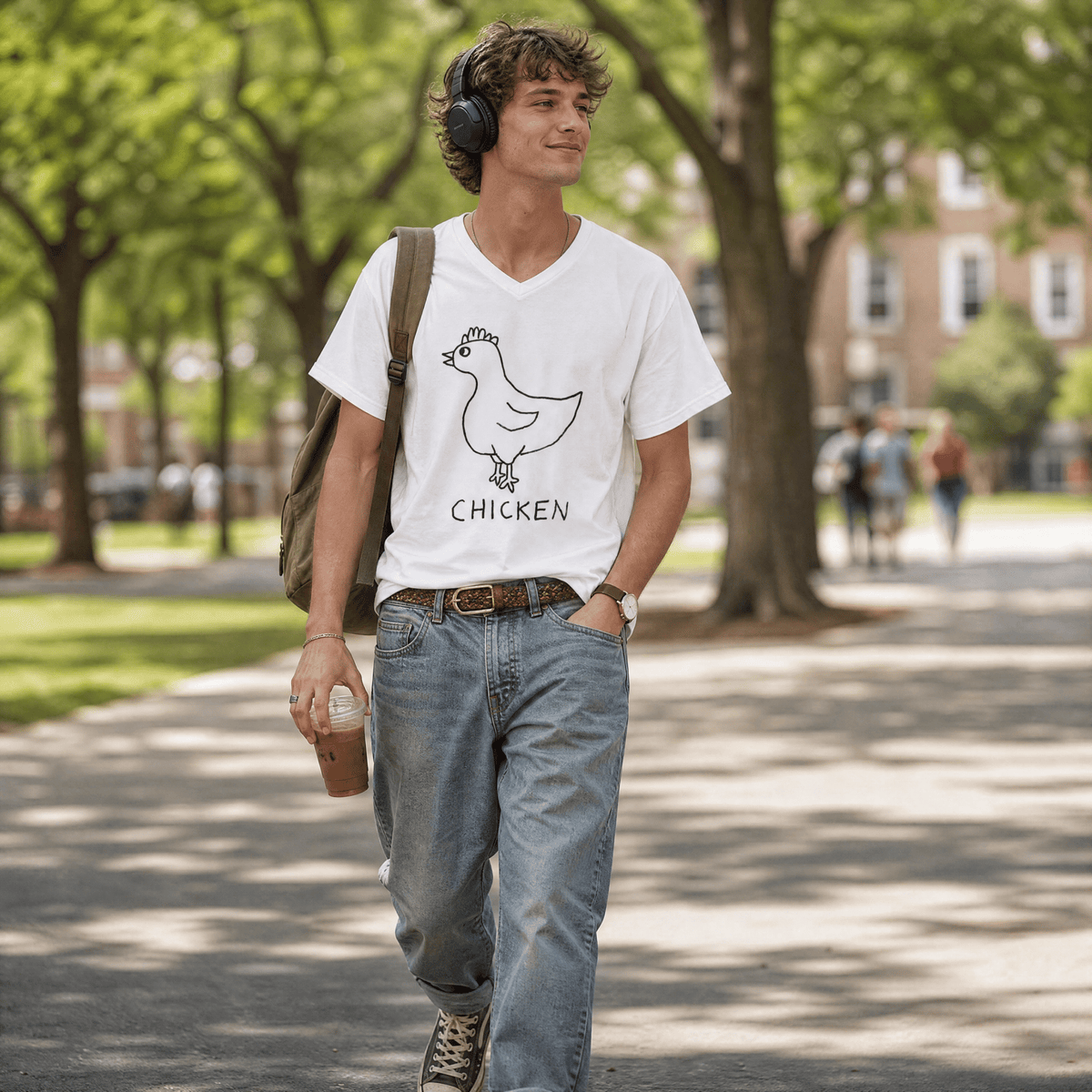 Chicken - V-neck Tee - Che Cose Belle