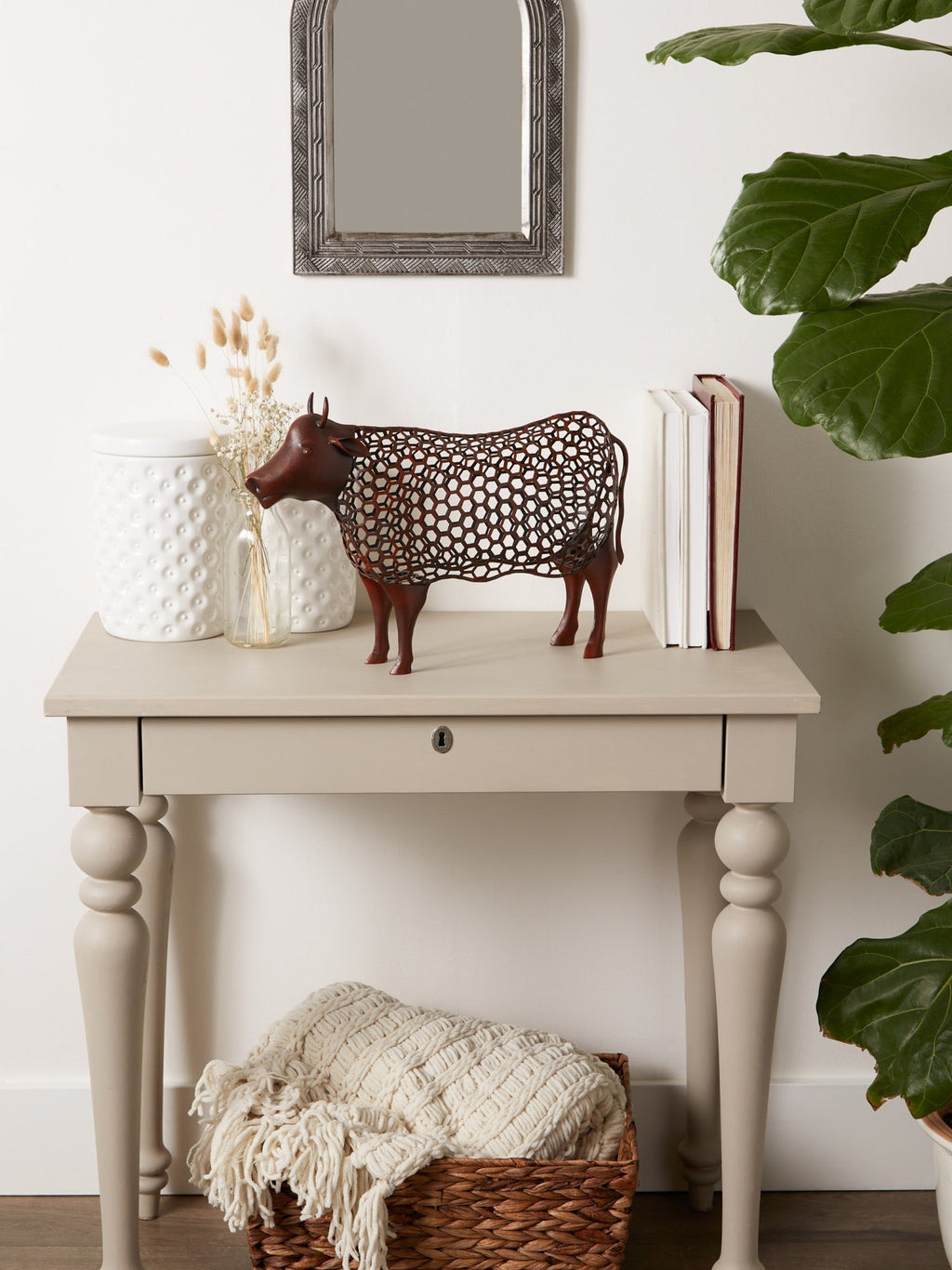 CHICKEN WIRE COW SCULPTURE - Che Cose Belle