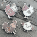 Chicken Wood Magnet Set - Che Cose Belle