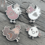 Chicken Wood Magnet Set - Che Cose Belle