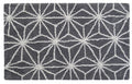 CHICOS HOME Bath Rug Geometric Pattern in Grey & Ivory - Che Cose Belle