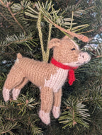 Chihuahua Dog Hand Knit Christmas Ornament Arcadia Home