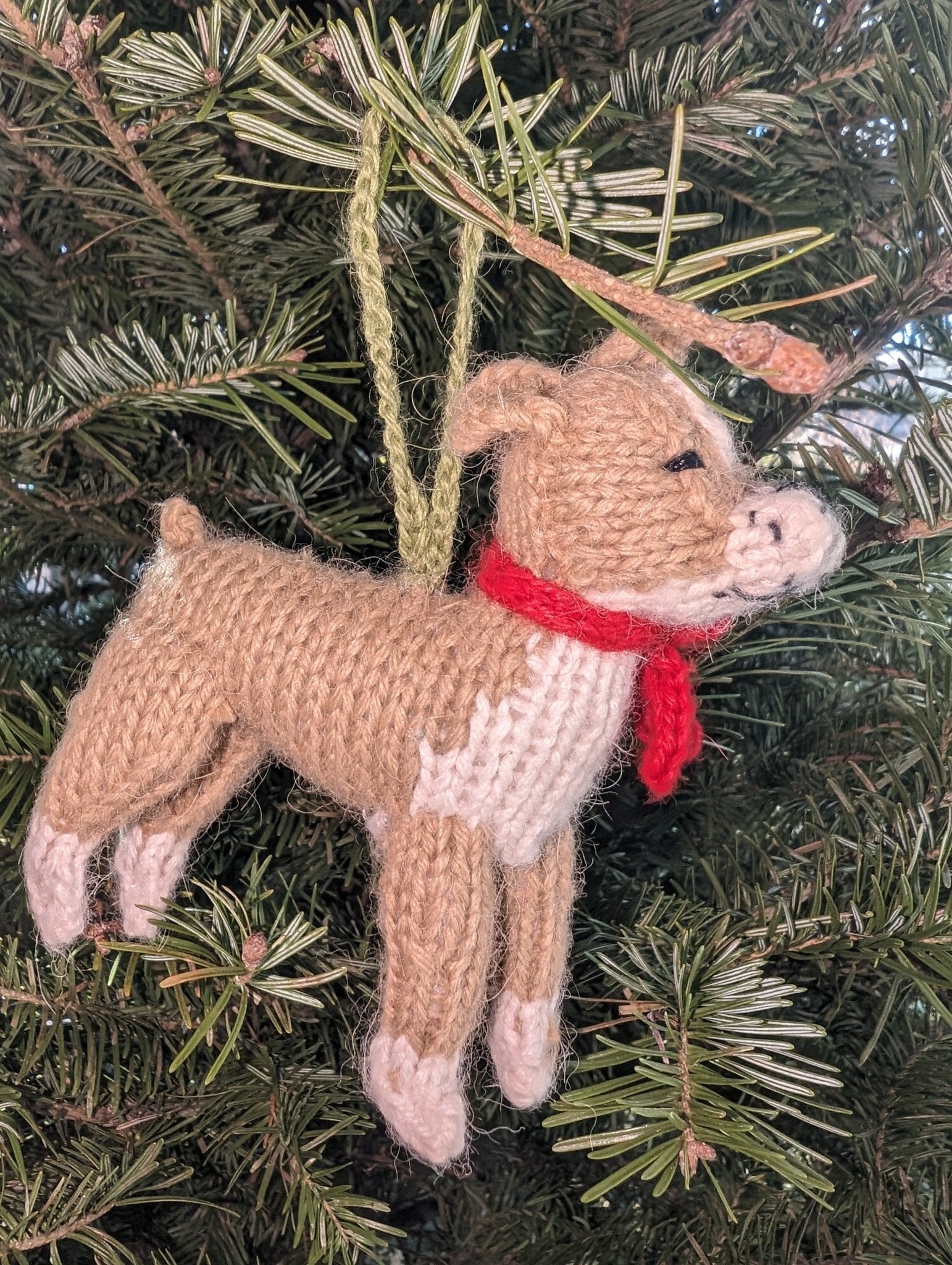 Chihuahua Dog Hand Knit Christmas Ornament Arcadia Home - Che Cose Belle