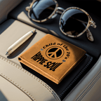Child of the 70's Hippie Soul Graphic Leather Wallet - Che Cose Belle