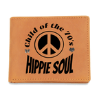 Child of the 70's Hippie Soul Graphic Leather Wallet - Che Cose Belle