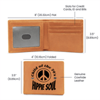 Child of the 70's Hippie Soul Graphic Leather Wallet - Che Cose Belle