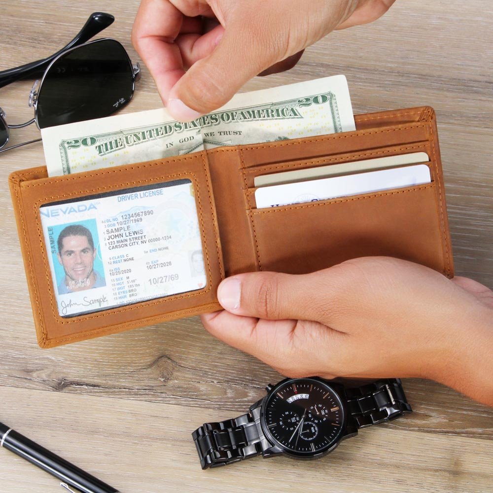 Child of the 70's Hippie Soul Graphic Leather Wallet - Che Cose Belle