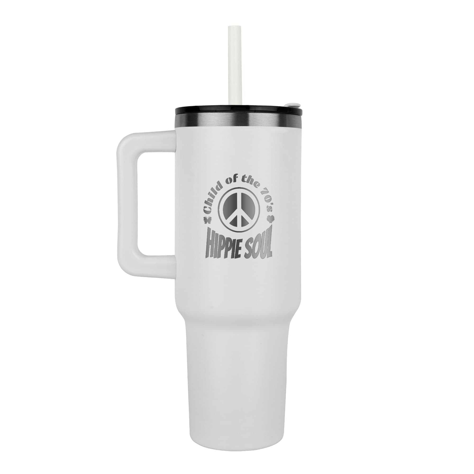 Child of the 70's Hippie Soul Pinnacle 40oz Engraved Tumbler - Che Cose Belle