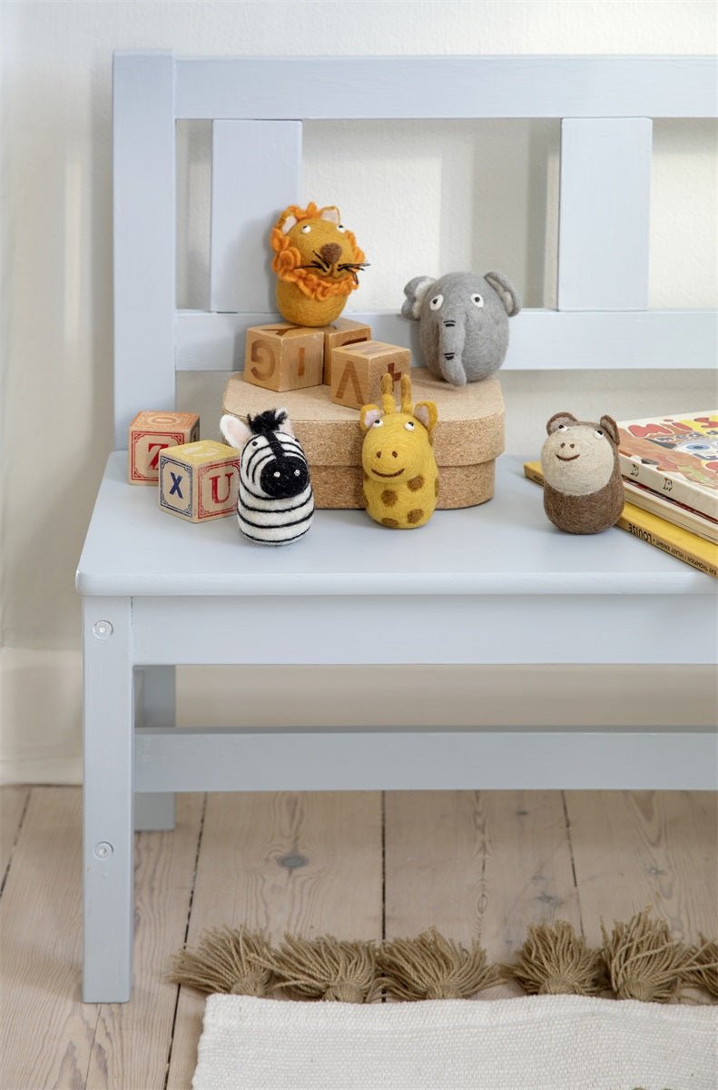 Children's Hanging Decoration Set - Safari Animals (Set of 5) - Che Cose Belle