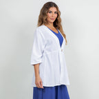 Chinatown Elbow Length Cotton Gauze Jacket - Che Cose Belle