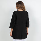 Chinatown Elbow Length Cotton Gauze Jacket - Che Cose Belle