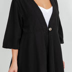 Chinatown Elbow Length Cotton Gauze Jacket - Che Cose Belle