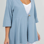 Chinatown Elbow Length Cotton Gauze Jacket - Che Cose Belle