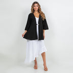 Chinatown Elbow Length Cotton Gauze Jacket - Che Cose Belle