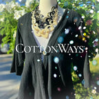 Chinatown Elbow Length Cotton Gauze Jacket - Che Cose Belle