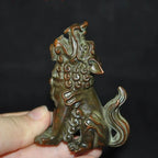 Chinese Bronze Pixiu Wealth Guardian Statue - Che Cose Belle