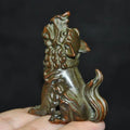 Chinese Bronze Pixiu Wealth Guardian Statue - Che Cose Belle