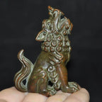 Chinese Bronze Pixiu Wealth Guardian Statue - Che Cose Belle